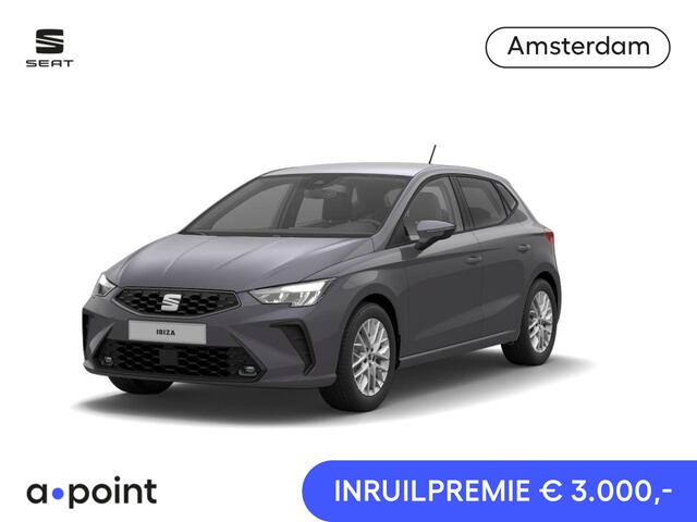 Seat IBIZA Style 1.0 EcoTSI 95 PK | Premium Lak 'Graphene Grey' | Apple Carplay | Park Assist | Cruise Control