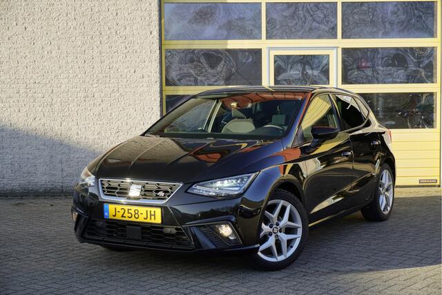 Seat IBIZA 1.0 TSI 5drs FR Business Intense BJ2020 Lmv 17" | Led V+A | Navi | Pdc | Achteruitrijcamera | App-Connect | Virtual cockpit | Dashboard verlichting | Beats Audio | Climate control | Cruise control | Sportstoelen | Zwarte hemel | Extra getint glas