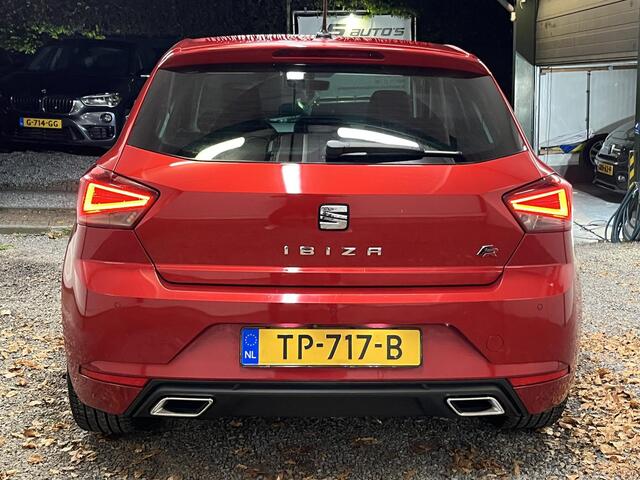 Seat IBIZA 1.0 TSI FR Business Intense ''DESIRE RED MT'' ALCANTARA NAVI FULL MAP CRUISE ADAPT. LED VERL.ADAPT PREMIUM SOUNDSYST. STOELVERW. CAMERA ECC PDC..