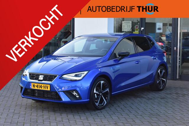 Seat IBIZA 1.0 EcoTSI FR Business Intense SEAT Ibiza 1.0 TSI FR Business Intense 18" lichtmetalen velgen, Full led, Navigatie professional, digital cockpit, camera, parkeersensoren (voor en achter), privacy glas, multifunctioneel stuurwiel, cruise control, LED dagri
