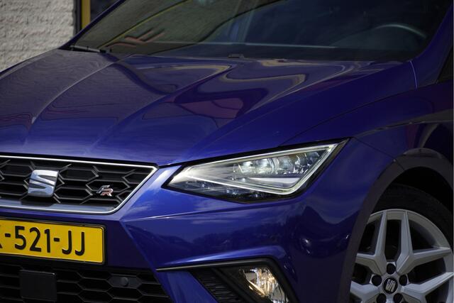 Seat IBIZA 1.0 TSI 5drs FR Business Intense Plus BJ2020 Lmv 17" | Led V+A | Pdc | Achteruitrijcamera | App-Connect | Navi | Virtual cockpit | Dashboard verlichting | Climate control | Cruise control | Sportstoelen | Sportstuur | Verwarmde voorstoelen | Zwarte hemel
