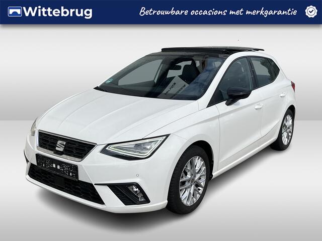 Seat IBIZA 1.0 EcoTSI FR / AUTOMAAT/ PANO/ ACC/ PARKEER SENSOREN V+A/ CAMERA/ STOELVERWARMING/ FULL LINK/ DIGITAL DASH/ RIJ-MODI/ NAVI/ DAB/ CLIMA/ 16'' LMV