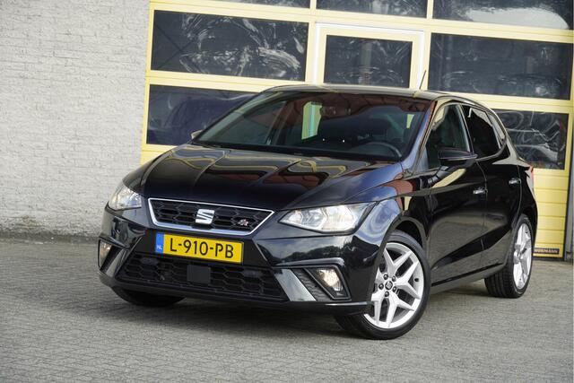 Seat IBIZA 1.0 TSI 5drs FR Business Intense BJ2021 Lmv 17" | Led | Pdc | Achteruitrijcamera | App-Connect | Navi | Sfeerverlichting | Climate control | Cruise control | Sportstoelen | Zwarte hemel | Extra getint glas