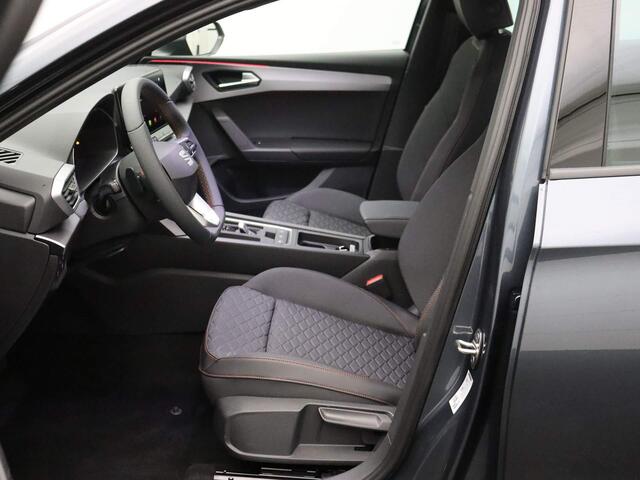 Seat LEON Sportstourer FR Business Intense 1.4 TSI e-Hybrid 204pk DSG Automaat Trekhaak, Adaptive cruise control, Elektrische achterklep, Navigatie, Parkeer assistent, Stoelverwarming, LED verlichting, Achteruitrijcamera, Parkeersensoren