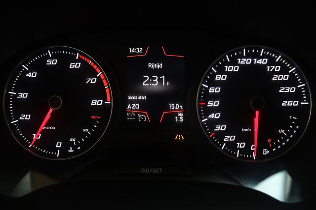 Seat LEON ST BWJ 2019 1.0 116 PK TSI FR Business Intense CLIMA / NAVI / BLUETOOTH / CRUISE / PDC V+A / SPORTSTOELEN / LMV 17 INCH / ISOFIX / KEYLESS ENTRY + START / MULTIFUNCT. STUUR / ZWARTE HEMELBEKL.