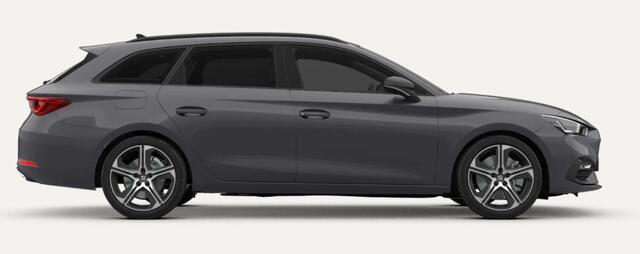 Seat LEON Sportstourer 1.5 TSI e-Hybrid FR PHEV First Edition Tot 130km volledig elektrische actieradius / Sportstoelen vóór, bekleding stof zwart met rode stiksels / Achteruitrijcamera / Dodehoeksensor