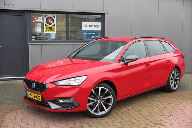 Seat LEON Sportstourer 1.5 eTSI FR 150pk/ 110kW mild hybride DSG Launch Edition Led , Navi, Adaptive cruise, Virtual cockpit , Sportstoelen, LMV. DAB+ , Inparkeerhulp etc.