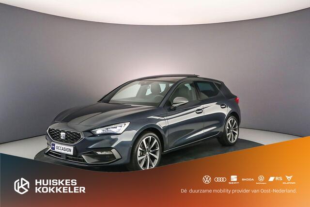 Seat LEON FR Business Intense 1.4 TSI e-Hybrid 204pk DSG Automaat Panoramadak, Adaptive cruise control, Navigatie, Stuurwiel verwarmd, Achteruitrijcamera, Stoelverwarming