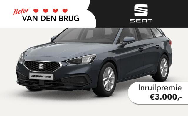 Seat LEON Sportstourer 1.5 TSI 115pk Style | Draadloze Apple CarPlay(TM) & Android Auto(TM) | Parkeersensoren | Virtual cockpit