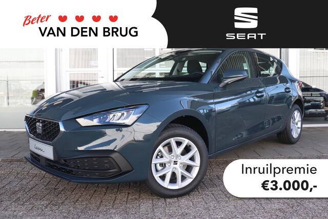 Seat LEON 1.5 TSI 115pk Style | Parkeersensoren | 16" lichtmetalen velgen | Navigatie via smartphone | Virtual cockpit |