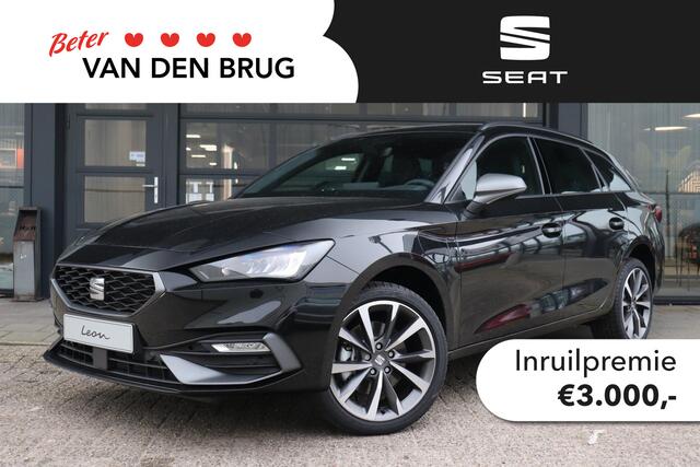 Seat LEON Sportstourer 1.5 TSI e-Hybrid 204pk FR PHEV First Edition | 130KM Elektrische Actieradius | Adaptieve Cruise Control | Achteruitrijcamera