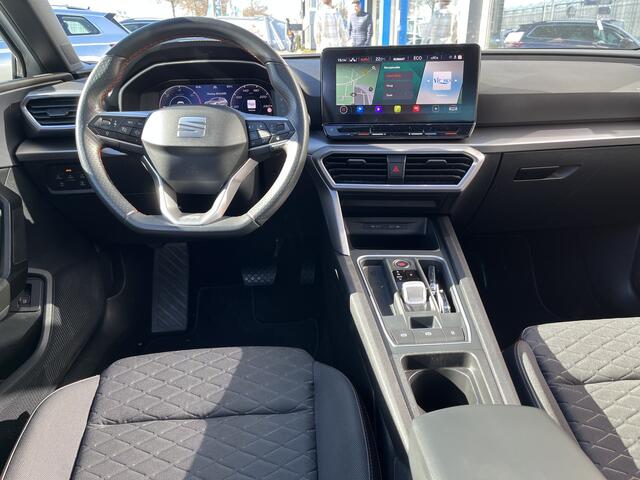 Seat LEON 1.4 TSI eHybrid PHEV FR Business Intense / AUTOMAAT/ PANO/ ADAPT. CRUISE/ DIGITAL DASH/ NAVI/ DAB/ FULL LINK/ CLIMATE/ STOELVERWARMING/ PARK. SENSOREN + CAMERA