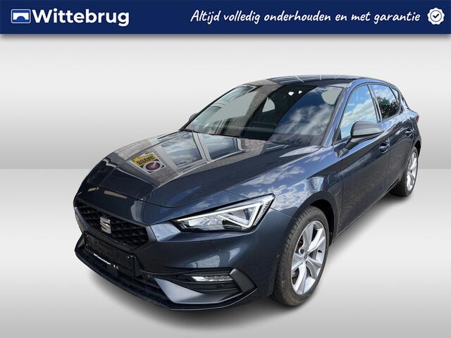 Seat LEON 1.4 TSI eHybrid PHEV FR / AUTOMAAT/ KEYLESS/ CRUISE/ DIGITAL DASH/ NAVI/ FULL LINK/ DAB/ CLIMATE/ STOELVERWARMING/ PARK. SENSOREN V&A
