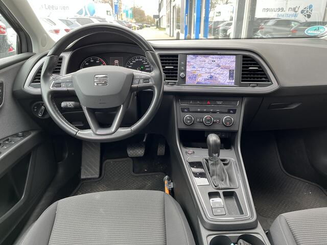 Seat LEON 1.0 EcoTSI Style Connect / AUTOMAAT/ 16" LMV/ KEYLESS/ CRUISE/ LANE ASSIST/ NAVI/ DAB/ BLUETOOTH/ FULL LINK/ CLIMA/ PARK. SENSOREN