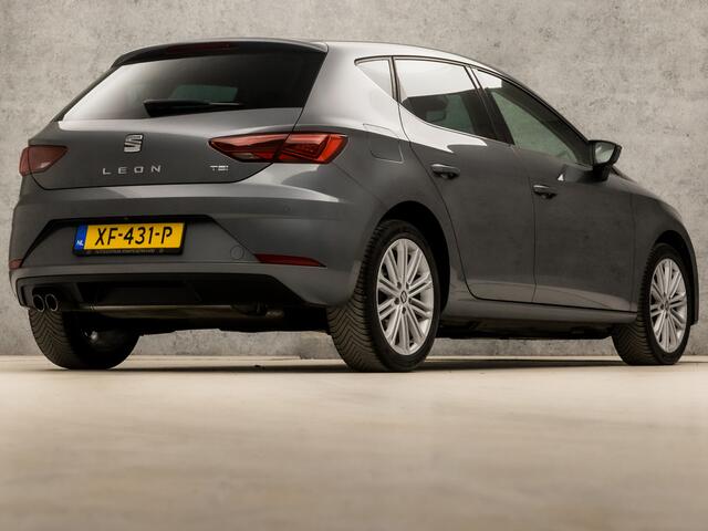 Seat LEON 1.4 TSI Sport 150Pk (APPLE CARPLAY, NAVIGATIE, CLIMATE, LED KOPLAMPEN, LEDER, CAMERA, SPORTSTOELEN, PARKEERSENSOREN, KEYLESS, NIEUWSTAAT)