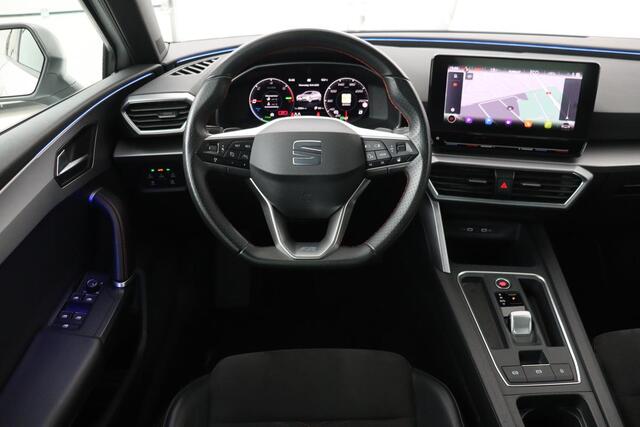 Seat LEON 1.4 TSI eHybrid PHEV FR | Stoelverwarming | Adaptive cruise | Camera | Carplay | Sfeerverlichting | Leder/Alcantara | Memory | Navigatie | Keyless | Full LED