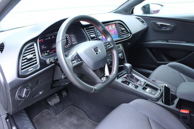 Seat LEON 2.0 TSI FR DSG 191pk CARPLAY NAV STOELVW LEDER CAMERA '19