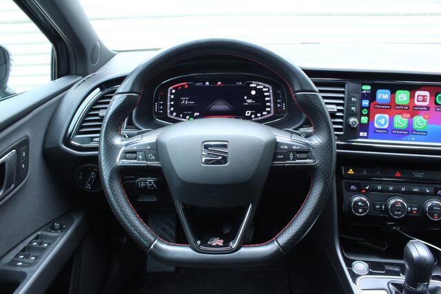 Seat LEON 2.0 TSI FR DSG 191pk CARPLAY NAV STOELVW LEDER CAMERA '19