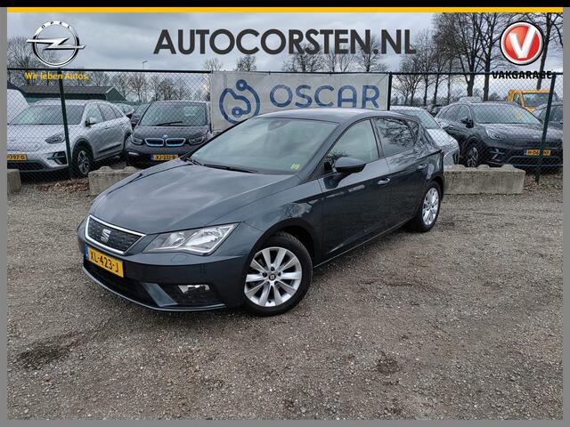 Seat LEON T115PK Leer Navi Apple Carplay Android Auto Style Excellence Pdc Ecc Mirrorlink Lmv DAB+ Full Link Keyless Lane-assist Bordherkenning 1e Eigenaar EURO 6