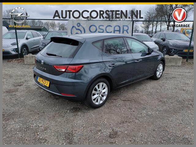Seat LEON T115PK Leer Navi Apple Carplay Android Auto Style Excellence Pdc Ecc Mirrorlink Lmv DAB+ Full Link Keyless Lane-assist Bordherkenning 1e Eigenaar EURO 6