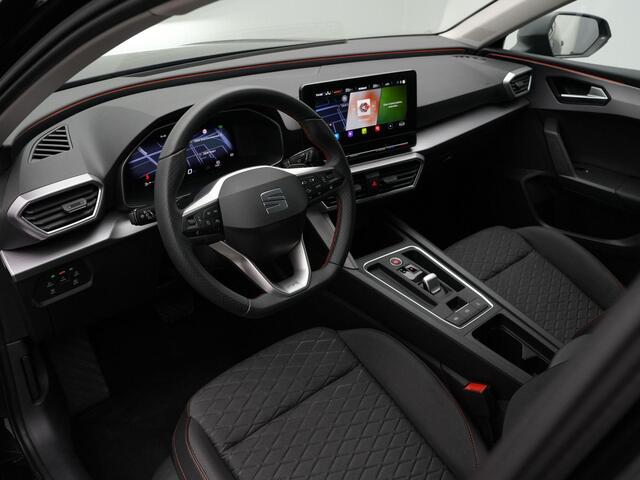 Seat LEON Sportstourer 1.5 eTSI 150 pk DSG FR Business Intense | Stuur-/stoelverwarming | Achteruitrijcamera | Navigatie | Adaptive Cruise