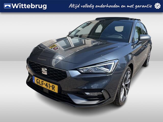 Seat LEON 1.4 TSI eHybrid PHEV FR / AUTOMAAT/ PANO/ 18" LMV/ ALCANTARA/ KEYLESS/ MATRIX/ CLIMA 3 ZONE/ ELEKTR. STOEL/ ADAPT. CRUISE/ NAVI/ DIGITAL DASH/ DAB/ FULL LINK/ RIJ-MODI