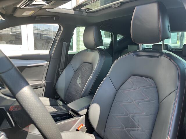 Seat LEON 1.4 TSI eHybrid PHEV FR / AUTOMAAT/ PANO/ 18" LMV/ ALCANTARA/ KEYLESS/ MATRIX/ CLIMA 3 ZONE/ ELEKTR. STOEL/ ADAPT. CRUISE/ NAVI/ DIGITAL DASH/ DAB/ FULL LINK/ RIJ-MODI