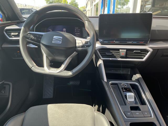 Seat LEON 1.4 TSI eHybrid PHEV FR / AUTOMAAT/ PANO/ 18" LMV/ ALCANTARA/ KEYLESS/ MATRIX/ CLIMA 3 ZONE/ ELEKTR. STOEL/ ADAPT. CRUISE/ NAVI/ DIGITAL DASH/ DAB/ FULL LINK/ RIJ-MODI