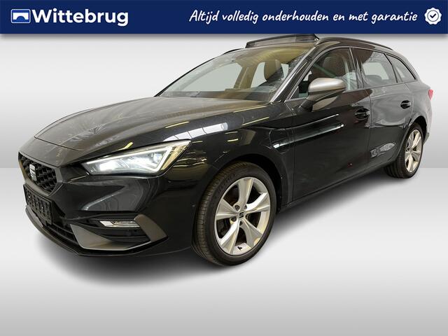 Seat LEON Sportstourer 1.4 TSI eHybrid PHEV FR / AUTOMAAT/ PANO/ ADAPT. CRUISE/ FULL LINK/ RIJ-MODI/ PARK. SENSOREN + CAMERA/ NAVI/ CLIMA/ 17" LMV/ MATRIX/ DIGITAL DASH