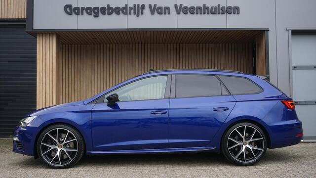 Seat LEON ST Cupra 2.0 TSI 290PK Performance Pano.Dak Beats Virtual Cockpit Brembo *Black Edition* Schaalstoelen *Mystic Blue Metallic* 78952km!
