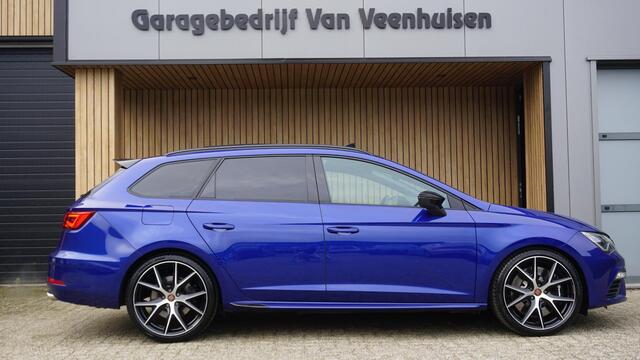 Seat LEON ST Cupra 2.0 TSI 290PK Performance Pano.Dak Beats Virtual Cockpit Brembo *Black Edition* Schaalstoelen *Mystic Blue Metallic* 78952km!