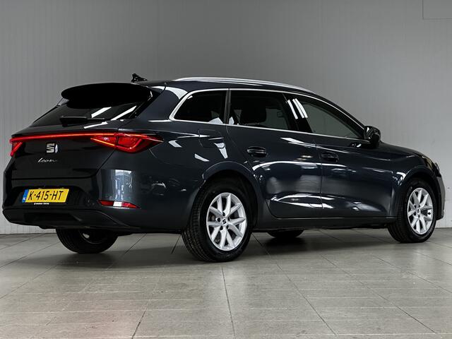 Seat LEON Sportstourer 1.5 TSI Style Launch Edition /Virtual Cockpit /Camera /LED Koplampen /Apple + Android /DAB+! /Keyless Go /Lane Assist /Navi /Climat /Adaptief Cruise /Elek. pakket /Bluetooth /Regensensor /PDC V+A /16"LMV.