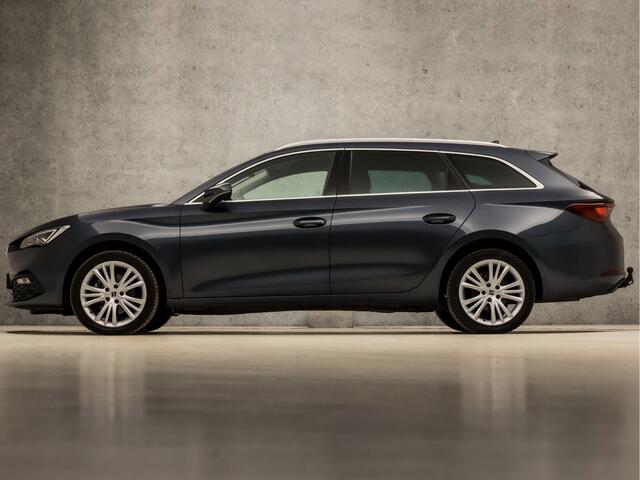 Seat LEON Sportstourer 1.5 TSI Sport 150Pk (VIRTUAL COCKPIT, APPLE CARPLAY, GROOT NAVI, TREKHAAK, CAMERA, SPORTSTOELEN, ADAPTIVE CRUISE, GETINT GLAS, NIEUWSTAAT)