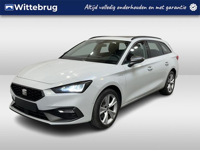 Seat LEON Sportstourer 1.4 TSI eHybrid PHEV FR Business Intense / AUTOMAAT/ PANO/ DIGITAL DASH/ RIJ-MODI/ LED/ 17" LMV/ PARK. SENSOREN/ STOEL-STUUR VERWARM./ ADAPT. CRUISE/ CLIMA