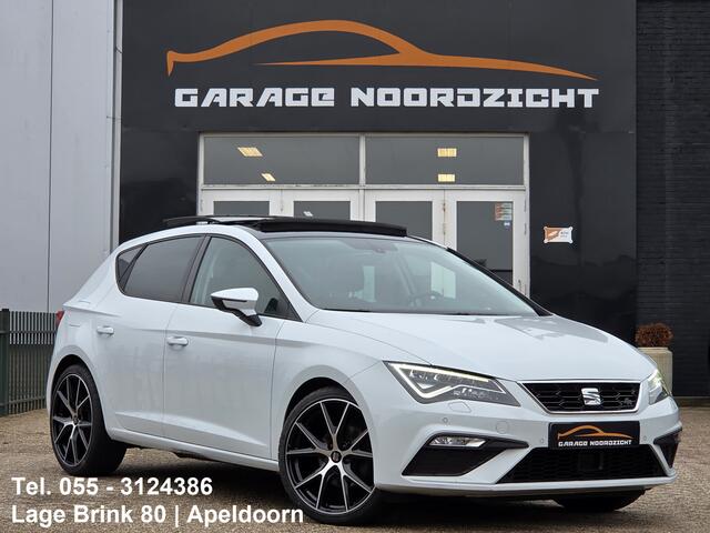 Seat LEON 1.4 TSI FR Business PANORAMADAK|VIRTUEL COCKPIT|NAVIGATIE|APPLE CARPLAY|FULL LED KOPLAMPEN|CRUISE CONTROL|HALF/LEDER|ECC/AIRCO|PDC VOOR & ACHTER|19 INCH CUPRA VELGEN Maandag tot Vrijdag geopend van 09.00 tot 20.00 uur geopend en Zaterdag van 09.00 tot 18.