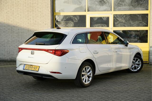 Seat LEON Sportstourer 1.5 TSI 131PK! Style Launch Edition BJ2020 Lmv 16" | Led V+A | Pdc | Navi | App-Connect | Virtual cockpit | Climate control | Cruise control | Extra getint glas