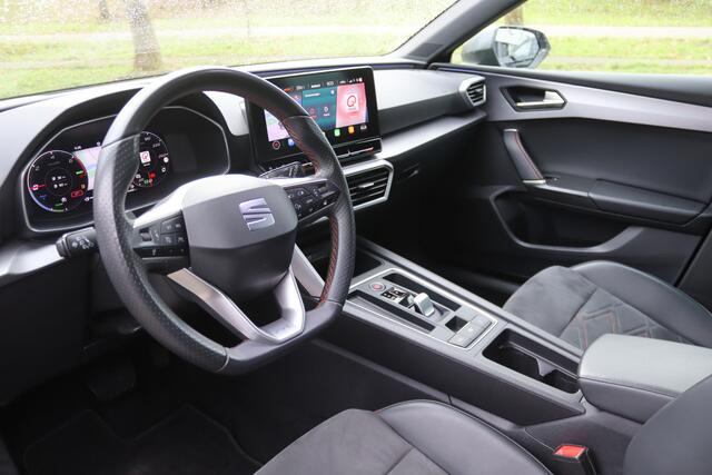 Seat LEON 1.4 TSI eHybrid 204pk PHEV FR Leder/LED/Keyless/Camera/elek. stoel+mem/DCC/ACC/18"