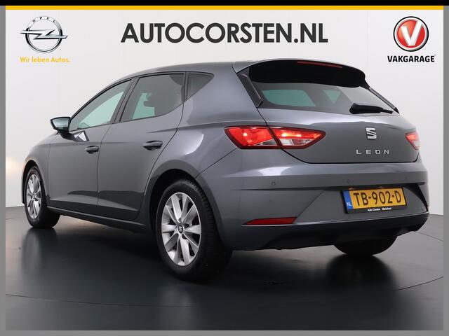Seat LEON T116PK Navi Pdc-a+v Apple Carplay Android Cruise Control Ecc Style Business Intense Full-Link Lmv 16" Regen-Lichtsensor Isofix Keyless Mistlampen Priv.Glas Origineel Nederlandse Auto