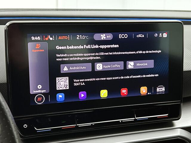 Seat LEON 1.4 TSI eHybrid PHEV FR NAVI, STUUR/STOEL VERWARMING, APPLE CARPLAY