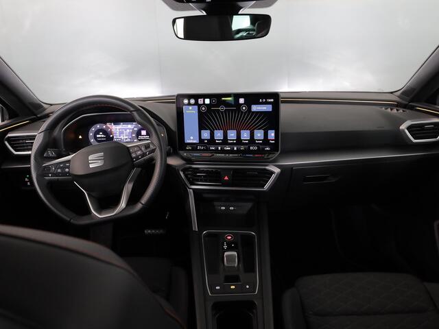 Seat LEON Sportstourer 1.5 TSI e-Hybrid FR PHEV First Edition 204 pk Automaat | Verlengde garantie | Navigatie | Parkeersensoren | Achteruitrijcamera | Autom. airco (3 zones) |