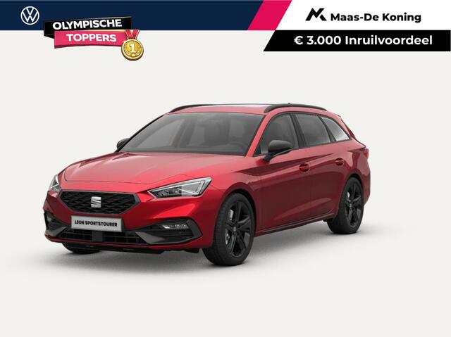 Seat LEON Sportstourer 1.5 TSI e-Hybrid FR PHEV | Black Pack | Technology Pack | Panoramadak | SEAT Audio System| 18 Inch | Matrix LED | Dinamica® zwart, elektrisch verstelbaar | 3000,- Euro inruilpremie!