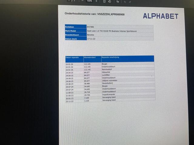 Seat LEON Sportstourer 1.0 TSI FR Business Intense - Digitaal Cockpit, Carplay, Half Leer, Camera, Trekhaak