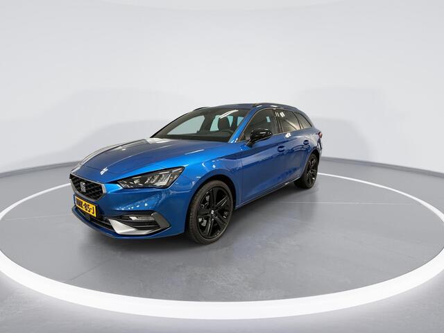 Seat LEON Sportstourer 1.5 TSI e-Hybrid 204pk DSG FR Business · Camera · Apple/Android Car Play · Side Assist · ACC · Sportstoelen · Sfeerverlichting · Garantie t/m 15-05-2029 of 100.000km