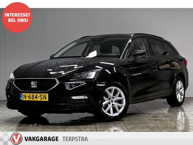Seat LEON Sportstourer 1.0 TSI Style Business Intense/ Nieuw Model!/ Camera/ Virtual Cockpit/ Keyless-GO/ LED Koplampen/ Lane-Assist./ Apple + Android/ PDC V+A/ Extra getint glas/ Adaptive Cruise/ 16'' LMV/ Multi. LEDER. Stuur.