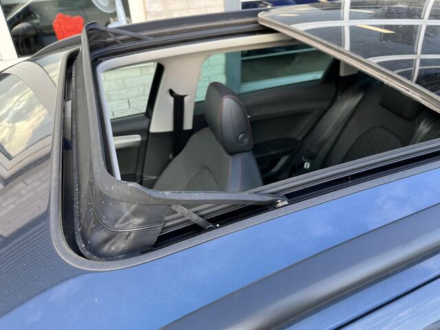 Seat LEON Sportstourer 1.5 eTSI FR / AUTOMAAT/ PANO/ ELEK.ACHTERKLEP/ ACC/ STUUR+STOELVERWARM./ FULL LINK/ PARK.SENSOR.V+A/ DODEHOEK/ KEYLESS/ RIJ-MODI/ VIRTUAL COCKPIT/ NAVI/ DAB/ CLIMA/ LED/ 18'' LMV