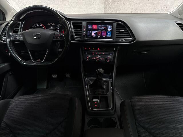 Seat LEON 1.4 EcoTSI FR Intense Sport 150Pk (APPLE CARPLAY, NAVIGATIE, CLIMATE, PARKEERSENSOREN, LEDER, SPORTSTOELEN, GETINT GLAS, CRUISE, LED KOPLAMPEN, NIEUWE APK, NIEUWSTAAT)