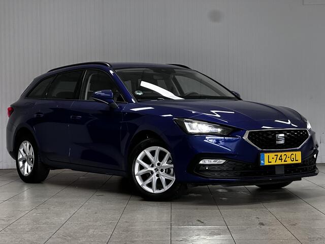 Seat LEON Sportstourer 1.5 TSI Style Business Intense/ Virtual-Dashb./ 16'' LMV/ LED Koplampen/ Keyless-GO/ Adaptive Cruise/ Apple + Android/ Extra getint glas/ Camera/ Lane-Assist./ Navi/ Grootlicht Assist.