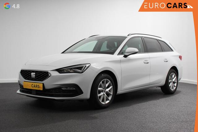 Seat LEON Sportstourer 1.0 TSI Style Nieuw Type ! Navigatie Climate control Cruise adaptive Led Virtual Cockpit Lichtmetalen Velgen Parkeer sensoren Getinte ruiten