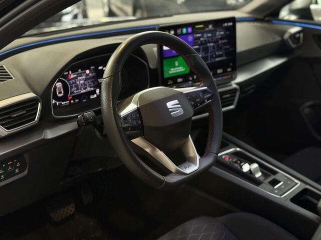 Seat LEON Sportstourer 1.5 TSI e-Hybrid 204pk FR Business | Trekhaak | Stoel // stuurwiel verwarming | Adapt. Cruise | Camera | 1/2 leer | Fabrieksgarantie t/m 05-2029 |
