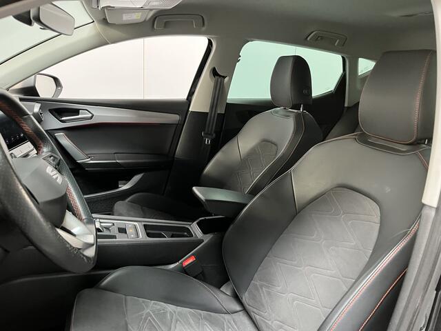 Seat LEON 1.4 TSI eHybrid PHEV FR / AUTOMAAT/ STUUR+STOELVERWARMING/ PARKEER SENSOREN/ MEMORY SEAT/ CRUISE CONTROL/ RIJ-MODI/ DIGITAL DASH/ NAVI/ DAB/ CLIMA/ LED/ 18'' LMV